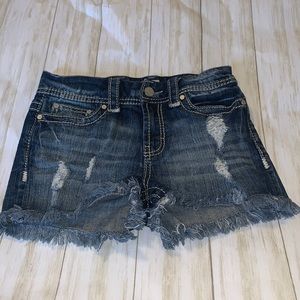 BKE Ragged Distressed Stella Shorts Sz 27